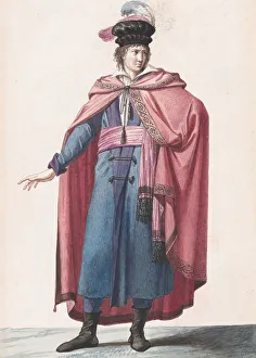 Institute Prints: A Member of the Institute, 1798. Creator: Jean-Baptiste Regnault