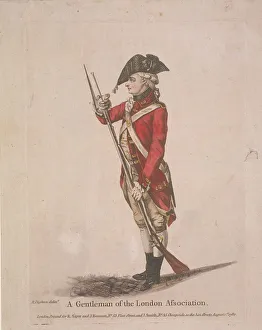 Volunteer Forces Prints: Member of the London Association volunteers, 1780