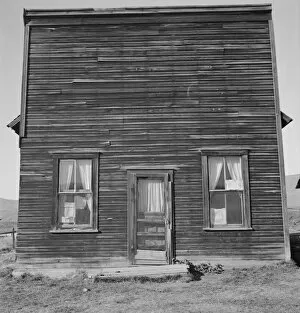 Public House Collection: Member of Ola self help sawmill co-op... 'Jacknife Saloon', Gem County, Idaho, 1939