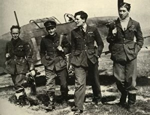 Bt Batsford Ltd Gallery: Members of 73 Squadron, 1939-1940, (1941). Creator: Unknown