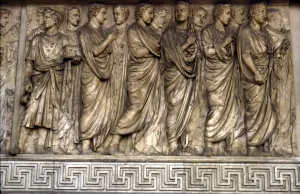 Members of Augustan family, Ara Pacis, Altar of Peace, Rome, 13 BC