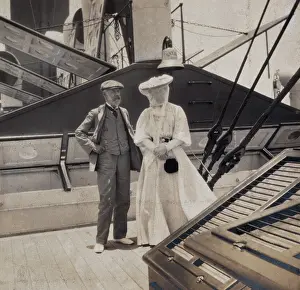 Flat Cap Prints: Members of the British Association on their way to South Africa