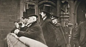 Protest Movement Prints: Members of both Houses watching suffragettes in Parliament Square, London, 30 June 1908
