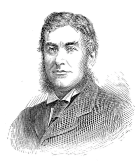 Queens Counsel Prints: Members of the new House of Commons: Mr. T. W. Mellor (Grantham), 1880. Creator: Unknown