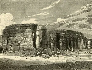 Disrepair Gallery: The Memnonium at Thebes, 1890. Creator: Unknown