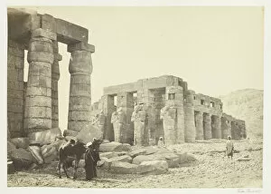 The Memnonium, Thebes, from the Plain, 1857. Creator: Francis Frith