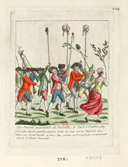 A Memorable Day at Versailles, 1789, 1789. Creator: Anonymous
