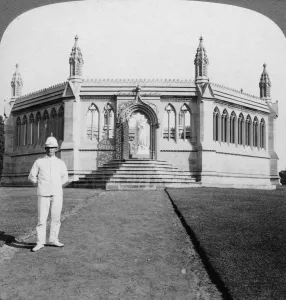 Cawnpore Prints: Memorial to the British women and children murdered during the Indian Mutiny