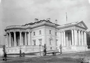 Memorial Continental Hall, National Headquarters of DAR - View of Building from The Southeast, 1912. Creator: Harris & Ewing. Memorial Continental Hall, National Headquarters of DAR - View of Building from The Southeast, 1912
