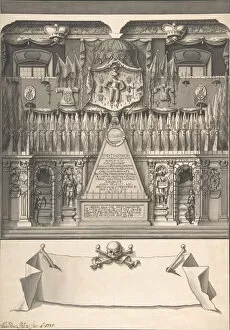 Alessandro Gallery: Memorial Decoration for the Interior of a Building to Honor the Deceased Ernst Ludwig