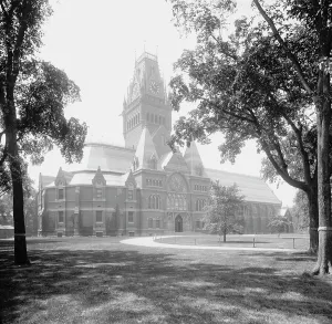 Campus Prints: Memorial Hall, Harvard College, c1899. Creator: Unknown