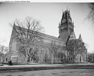 Campus Prints: Memorial Hall, Harvard University, Mass. c1904. Creator: Unknown