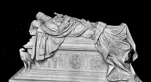 Memorial to the late Emperor Frederick in the Mausoleum at Charlottenburg, 1890. Creator: Unknown