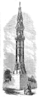 Paxton Joseph Prints: Memorial of the late Sir Joseph Paxton at Coventry, 1868. Creator: Unknown