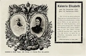 Francis Joseph I Prints: Memorial postcard of the Emperor Franz Joseph I