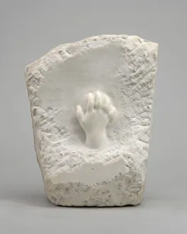 Memorial Relief (Hand of a Child), 1908. Creator: Auguste Rodin Memorial Relief (Hand of a Child), 1908. Creator: Auguste Rodin