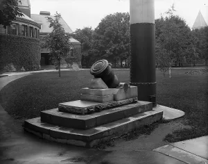 Campus Prints: Memorial to University of Michigan men who fought in Spanish War, c1903. Creator: Unknown