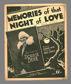 Memories of that Night of Love, c1930s. Creator: Unknown