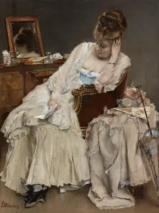 Clark Art Institute Prints: Memories And Regrets, c1874. Creator: Alfred Stevens