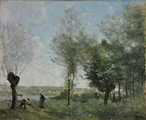Jean Baptiste Camille 1796 1875 Prints: Memory of Coubron. Artist: Corot, Jean-Baptiste Camille (1796-1875)