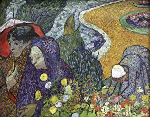 Images Dated 21st June 2011: Memory of the Garden at Etten (Ladies of Arles), 1888. Artist: Vincent van Gogh