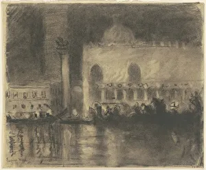Vail Eugene Lawrence Prints: Memory of Venice: the Palazzo Ducale and the Piazzetta