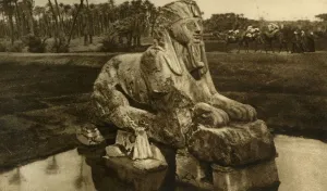 Makare Hatshepsut Prints: Memphis - The Alabaster Sphinx, c1918-c1939. Creator: Unknown