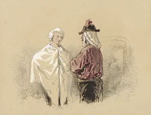 Two men in conversation, 1814-1866. Creator: Paul Gavarni