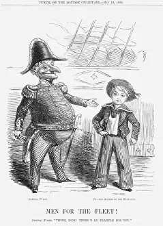 Alfred Ernest Albert Wettin Collection: Men for the Fleet!, 1859