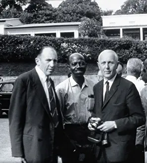 Mixed Race Group Prints: Three men including MA Wolfe, c1960s. Creator: Leonard Jan Bruce-Chwatt