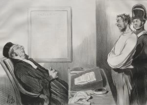 Honoredaumier French Gallery: The Men of Justice, plate 15: You were hungry...That is not a Reason... 1845. Creator