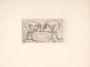 Inventions Prints: Two Men Meet, Each Believing the Other to Be of Higher Rank