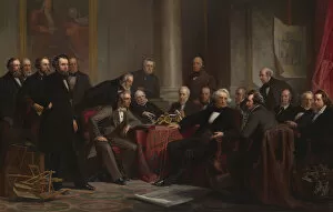 Scientific Gallery: Men of Progress, 1862. Creator: Christian Schussele
