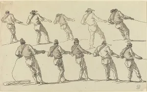 Joseph Vernet Prints: Ten Men Pulling on Ropes. Creator: Claude-Joseph Vernet
