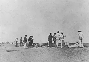 Men at a rifle range, 20th century