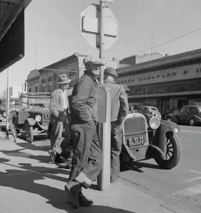 Jeans Prints: Men on Skid Row, Modesto, California