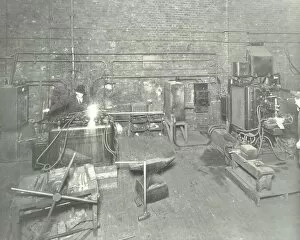 Depot Gallery: Men welding, Charlton Central Repair Depot, London, 1932