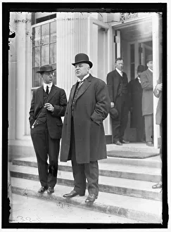 White House Prints: Men at White House, Washington, D