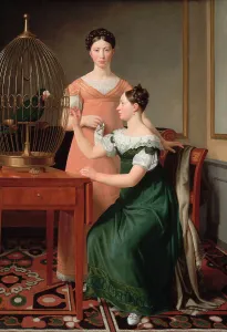 Eckersberg Cw Prints: Mendel Levin Nathanson's Elder Daughters