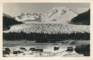 Alaska Collection: Mendenhall Glacier near Juneau, Alaska, c1940