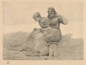 Mending the Nets. Creator: Winslow Homer (American, 1836-1910)