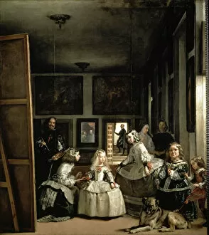 Diego Gallery: The Meninas, 1656, by Diego Velazquez