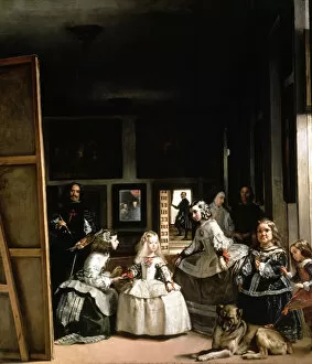 Velazquez Gallery: The Meninas, painting by Diego Velazquez