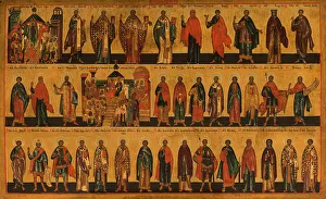 Menology of the month of October, between 1750 and 1800. Creator: Novgorod school