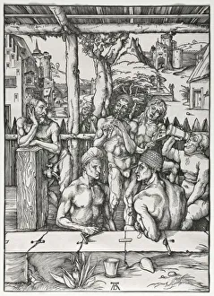 The Mens Bath House, c. 1496-1497. Creator: Albrecht Dürer (German, 1471-1528)