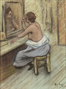 Toilette Collection: Mensonge (Lie), c. 1895. Creator: Ibels, Henri Gabriel (1867-1936)
