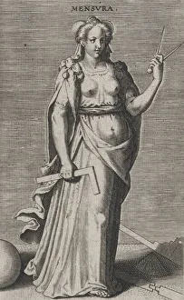 Galle Prints: Mensura, from Prosopographia, ca. 1585-90. ca. 1585-90. Creator: Philip Galle