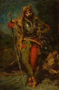 Adolphe Thomas Joseph Monticelli Gallery: Mephisto from the Opera Faust, 1870 / 86. Creator: Adolphe Monticelli