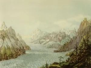 Franks Prints: The Mer de Glace or Glacier des Bois, 1787, (1946)