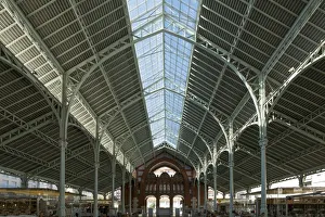 Mercado Central, Valencia, (c1914-1928), c2014-2017. Artist: Alan John Ainsworth